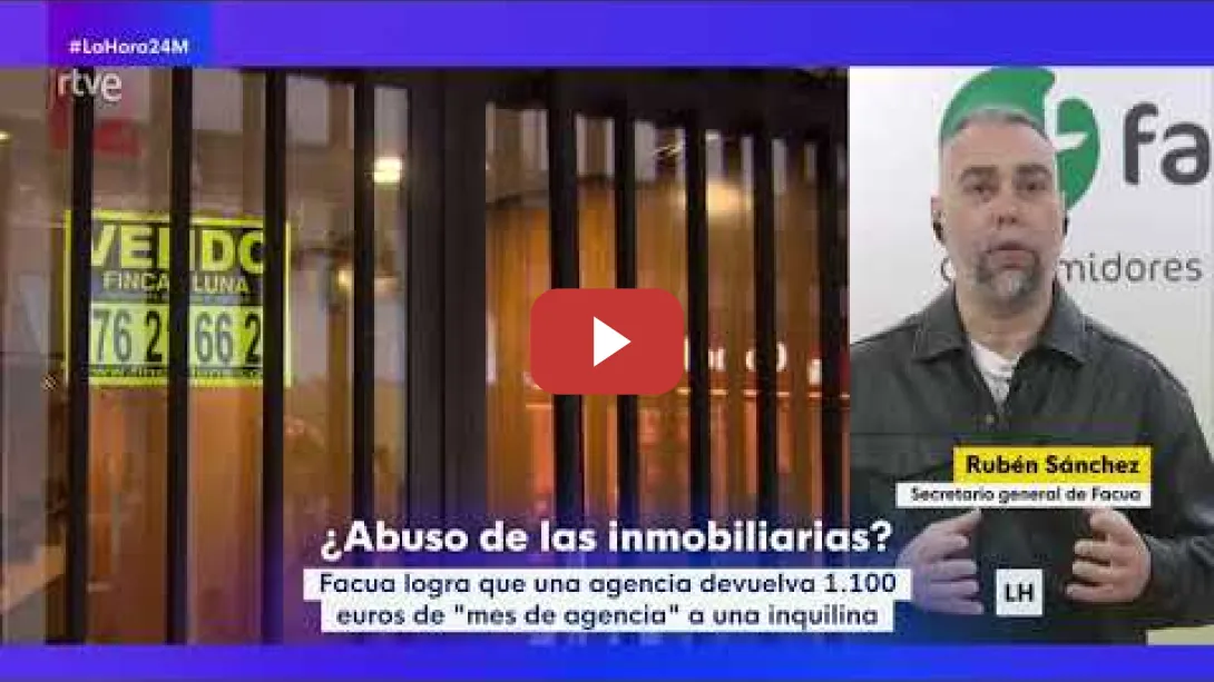 Embedded thumbnail for Rubén Sánchez: &quot;Hay que aplicar multas contundentes a las inmobiliarias que cobran a los inquilinos&quot;