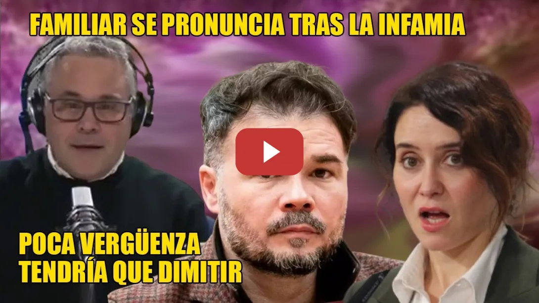 Embedded thumbnail for FAMILIAR EXPL0TA contra Ayuso y MAR💢Hacen MUCHO DAÑO, estamos en tratamiento PSICOLÓGICO💢