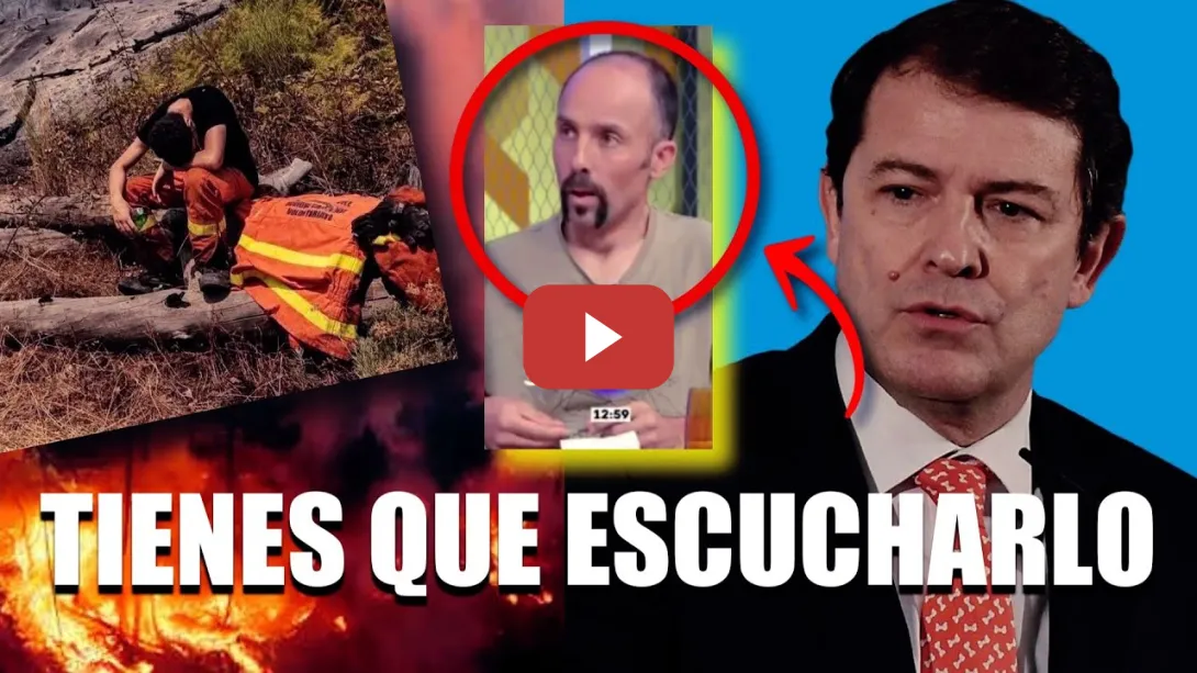 Embedded thumbnail for Un bombero forestal explota en directo en TVE: &quot;¿cuántos muert*s más hay que poner sobre la mesa?&quot;
