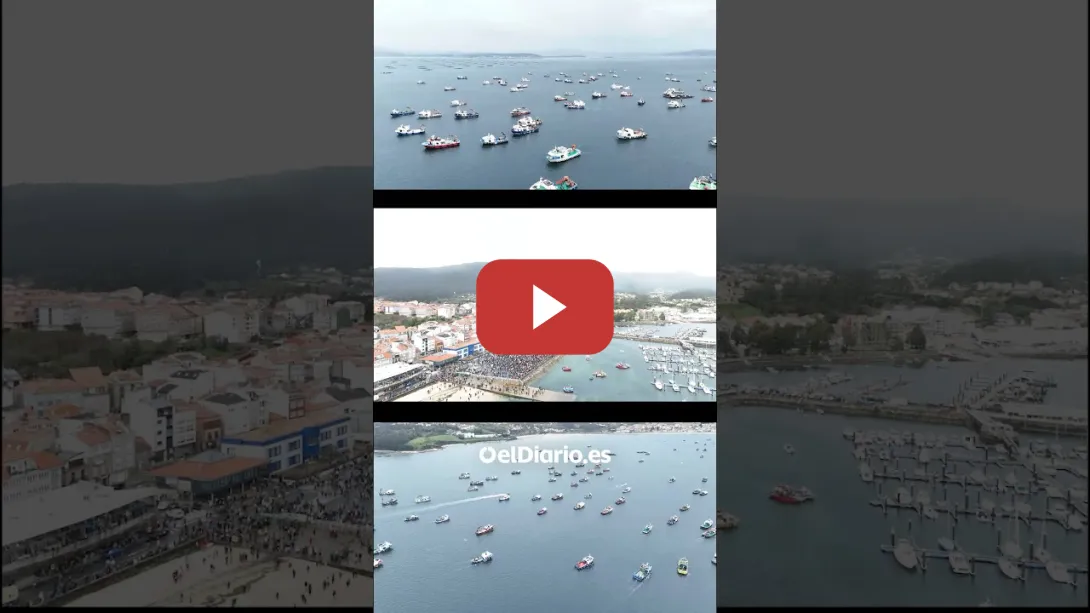 Embedded thumbnail for 👀 Vista aérea de la MANIFESTACIÓN contra la #MACROCELULOSA de #ALTRI por TIERRA y por MAR