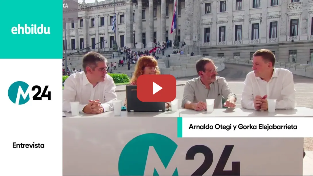 Embedded thumbnail for Entrevista | ARNALDO OTEGI y GORKA ELEJABARRIETA en M24, en los actos de despedida de Pepe Mujica
