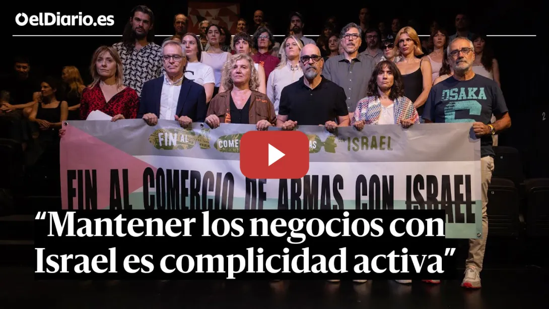 Embedded thumbnail for El mundo de la CULTURA pide a PEDRO SÁNCHEZ el EMBARGO de armas a ISRAEL
