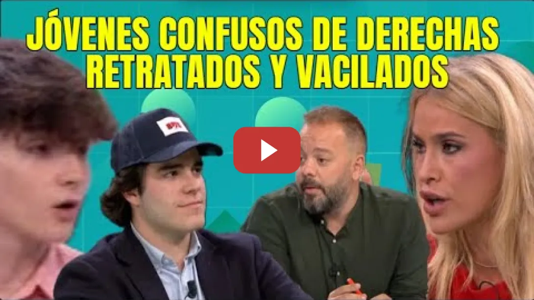 Embedded thumbnail for Afra Blanco y Antonio Maestre ponen en su sitio a &quot;Niñatos Confusos&quot; de NNGG y VOX