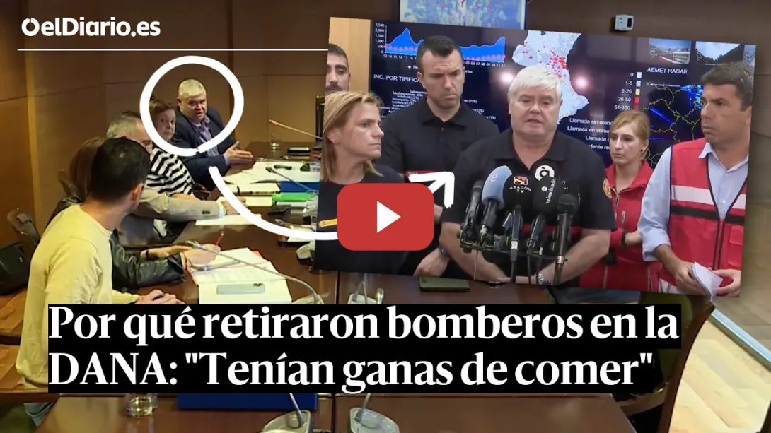 Embedded thumbnail for &quot;Ganas de comer&quot; y bajada del caudal: POR QUÉ retiraron a BOMBEROS del barranco el día de la DANA