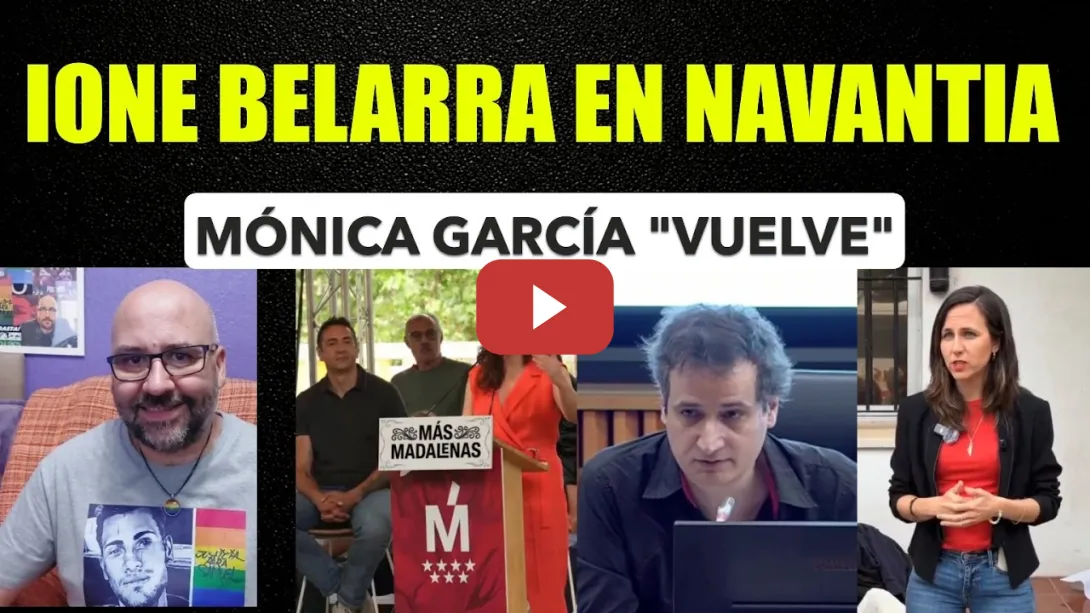 Embedded thumbnail for Mónica García reposicionnándose en Más Madrid. Ione Belarra vuelve a Cádiz.