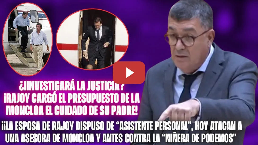 Embedded thumbnail for Enric Morera DESTRUYE al PP ¡AZNAR iba en FALCON al PÁDEL! 💥El &quot;CASO NIÑERA&quot; contra PODEMOS y RAJOY