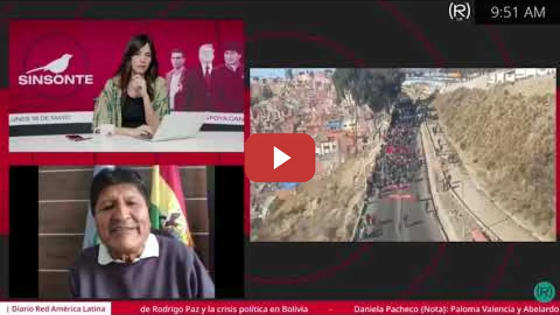 Embedded thumbnail for "Estados Unidos ya no es hegemonía pero se repliega a América Latina": Evo Morales en SINSONTE