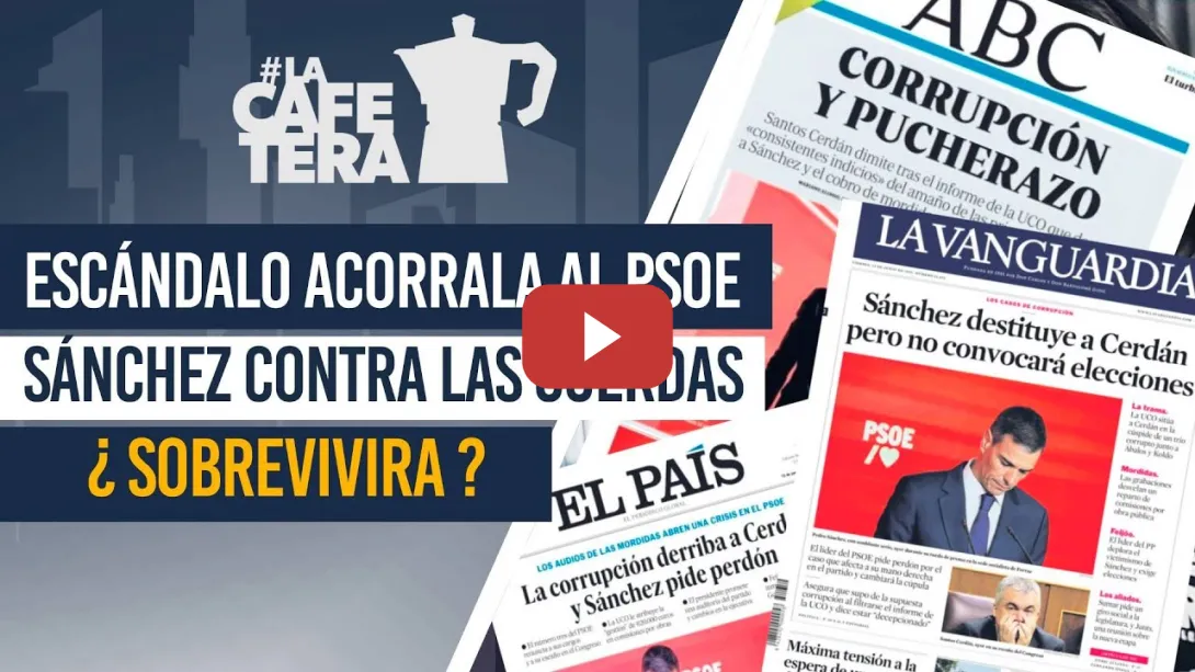 Embedded thumbnail for 🚨💣⚖️Convulsión en el PSOE: comisiones y primarias bajo sospecha