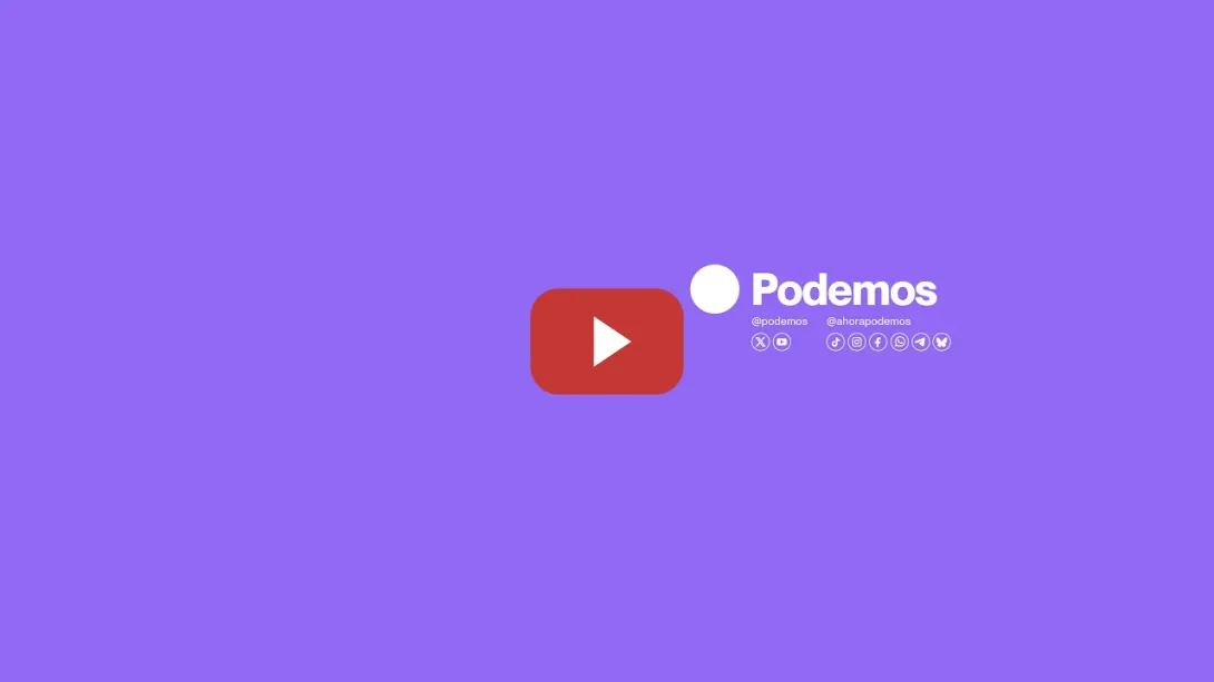 Embedded thumbnail for A la guerra, que vayan ellos. Ione Belarra y Irene Montero en Madrid