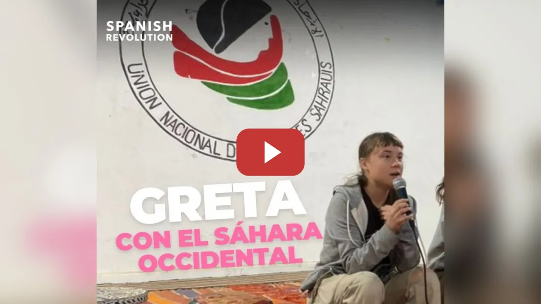 Embedded thumbnail for Greta Thunberg alza la voz por el Sáhara