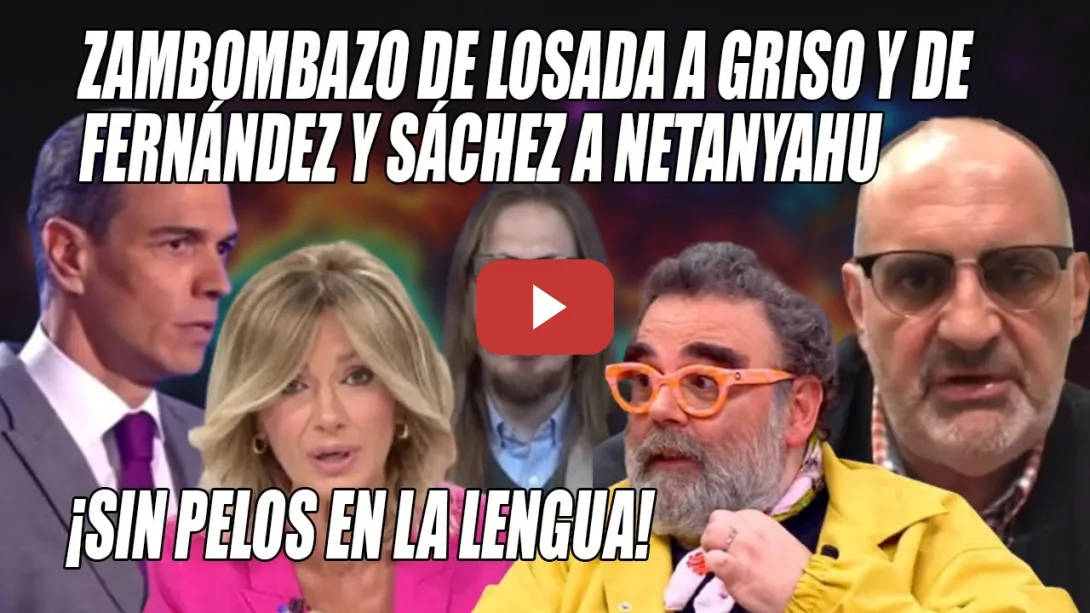 Embedded thumbnail for ZAMBOMBAZO a Susanna Griso y Netanyahu de Losada, Sánchez y Fernández⚡Bob Pop en el CLAVO x Melody