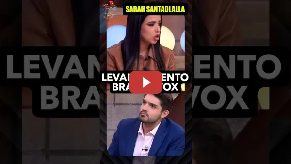 Embedded thumbnail for Sarah Santaolalla destapa el peligro de Vox: "Cobran del Estado mientras levantan el brazo" 💥