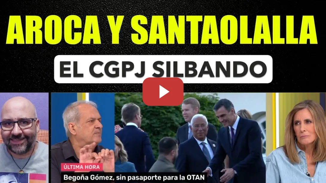 Embedded thumbnail for Javier Aroca y Sarah Santaolalla. El CGPJ silbando.
