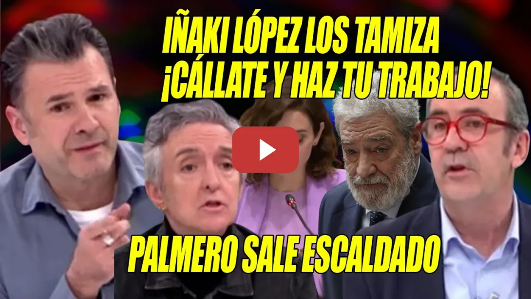 Embedded thumbnail for Iñaki López SE-PUL-TA a Ayuso,MAR, y a PALMERO AYUSISTA🔥Vive en un piso pagado de una TRAMA CORRUPTA