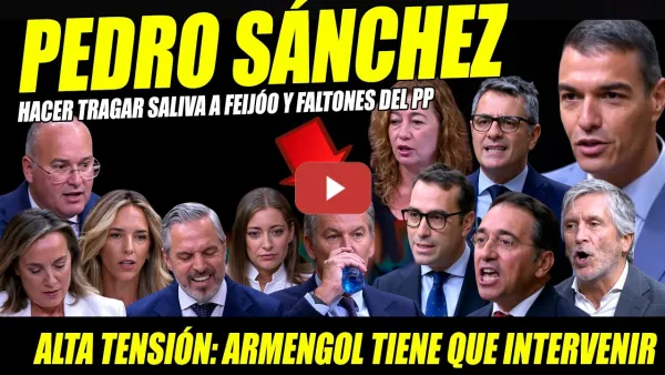 Embedded thumbnail for PEDRO SÁNCHEZ ARRASA A FEIJÓO. PILLAN A FALTONES BULEROS DEL PP CON LA CIA Y  CEUTA