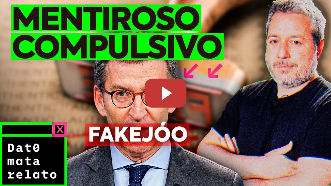 Embedded thumbnail for El REY de las MENTIRAS: FAKEJÓO, el MENTIROSO COMPULSIVO | DATO MATA RELATO
