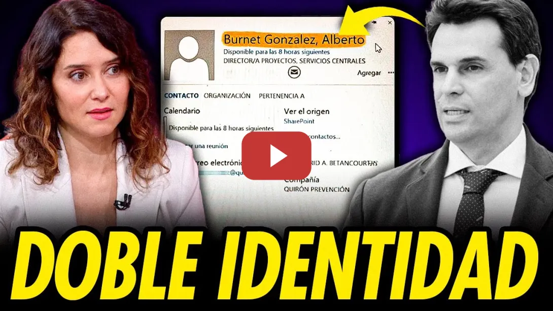Embedded thumbnail for ALBERTO BURNET: LA DOBLE IDENTIDAD DEL NOVIO DE AYUSO