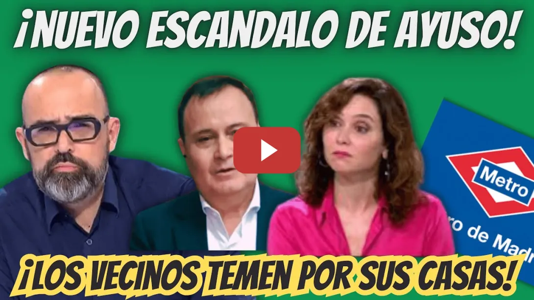 Embedded thumbnail for NUEVO CRIMEN de Ayuso - VECINOS en RIESGO - Alcalde TEME por sus CASAS