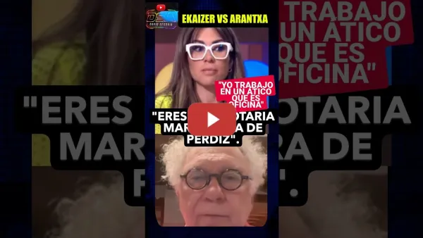 Embedded thumbnail for Ático Ayuso. Ernesto Ekaizer VS Arantxa Sánchez. Eres una notaria mareadora de perdiz.
