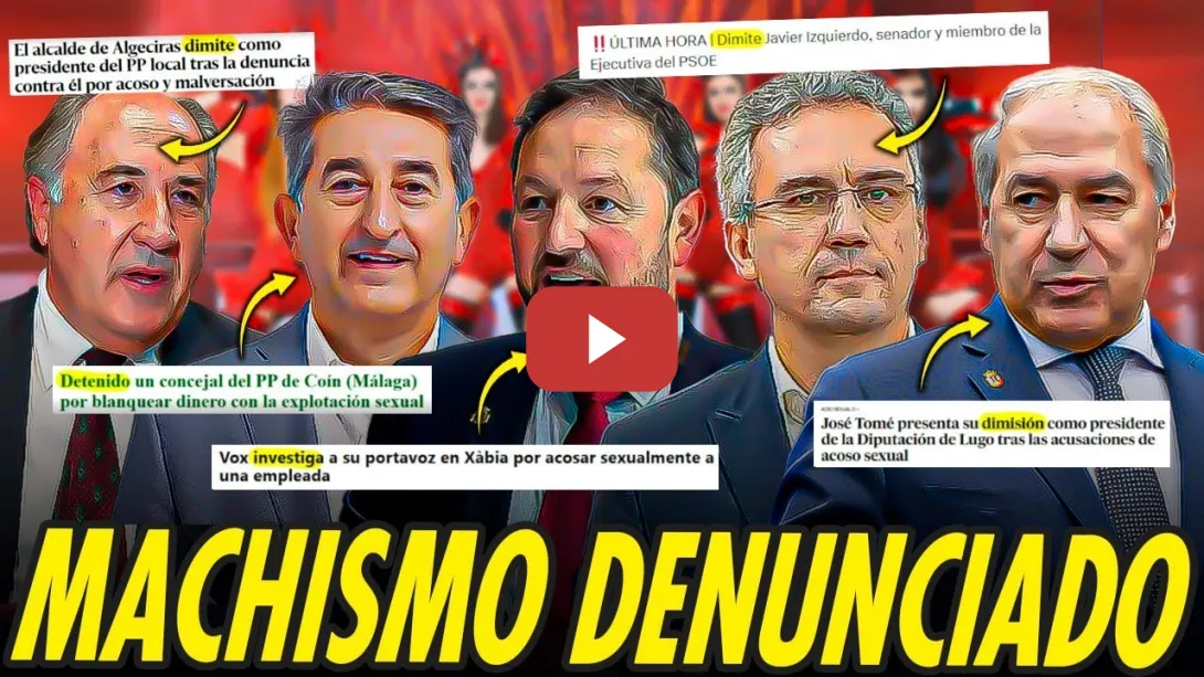 Embedded thumbnail for TSUNAMI DE DENUNCIAS DE 4BUS0S SEXU4L3S EN EL PSOE Y PP