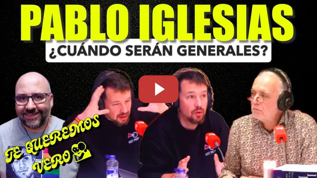 Embedded thumbnail for Pablo Iglesias. ¿Cuándo convocará Pedro Sánchez las Elecciones Generales?. Hantavirus. UME.