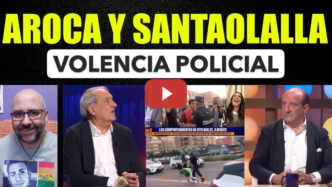 Embedded thumbnail for Javier ArocA y Sarah Santaolalla. Violencia policial.