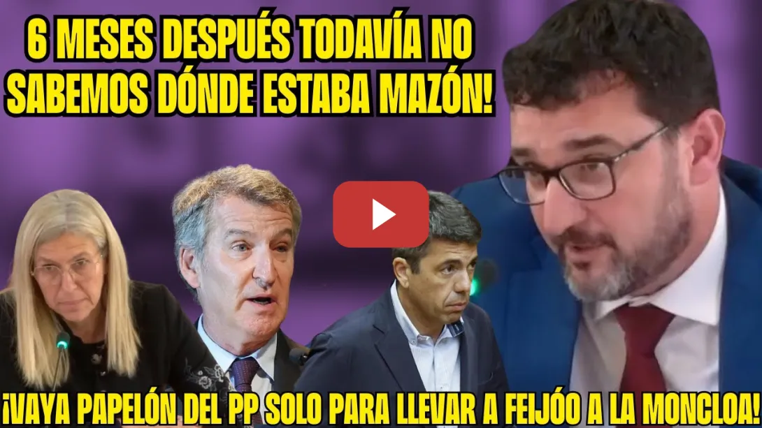 Embedded thumbnail for Ginés Ruiz HUMILLA al PP por el APAGÓN: MAZÓN DESAPARECIDO, SÁNCHEZ TRABAJANDO ¡¡¡SON LAMENTABLES!!