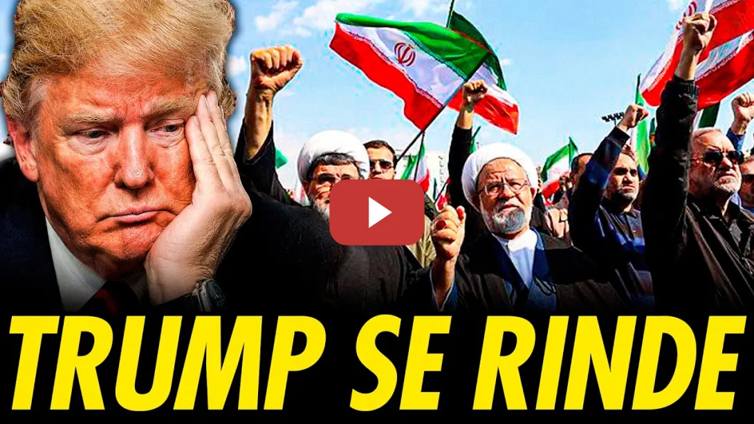 Embedded thumbnail for TRUMP SE RINDE Y SE RETIRARÁ DE IRÁN, ASEGURANDO QUE SU ÚNICO OBJETIVO ERA ELIMINAR LA BOMBA NUCLEAR