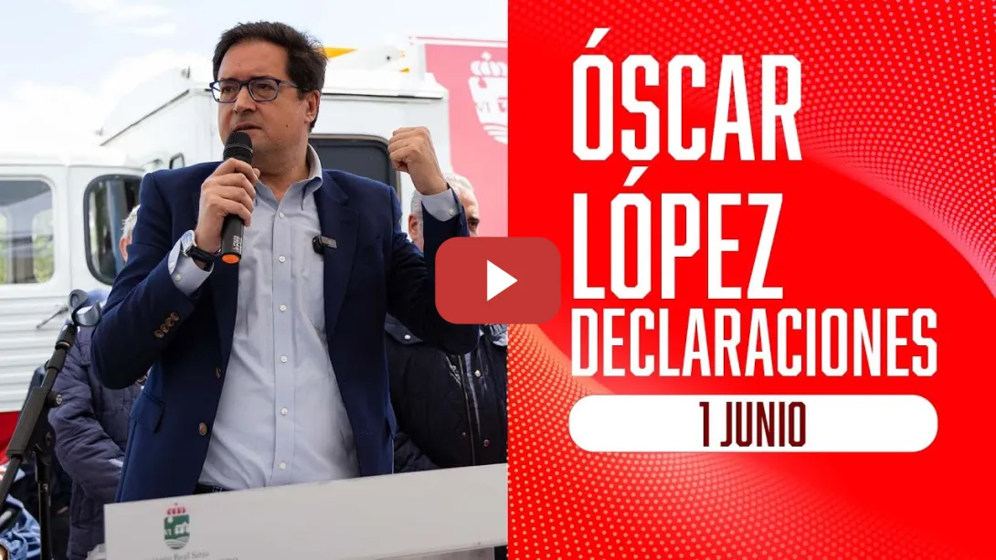 Embedded thumbnail for Declaraciones de Óscar López en Madrid