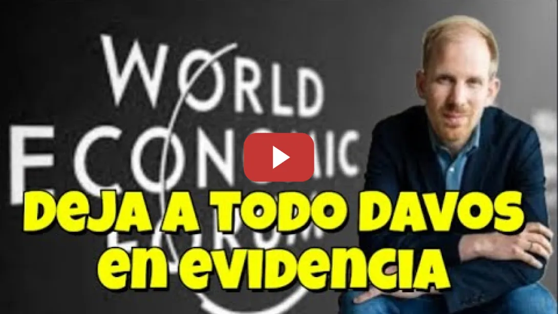 Embedded thumbnail for Un Historiador en el Foro Davos habla de la Gentuza que van allí