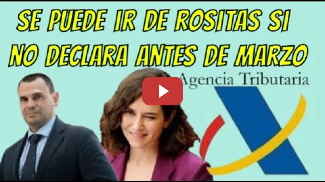 Embedded thumbnail for En marzo prescribe el caso del novio de Ayuso ¿SE VA DE ROSITAS?