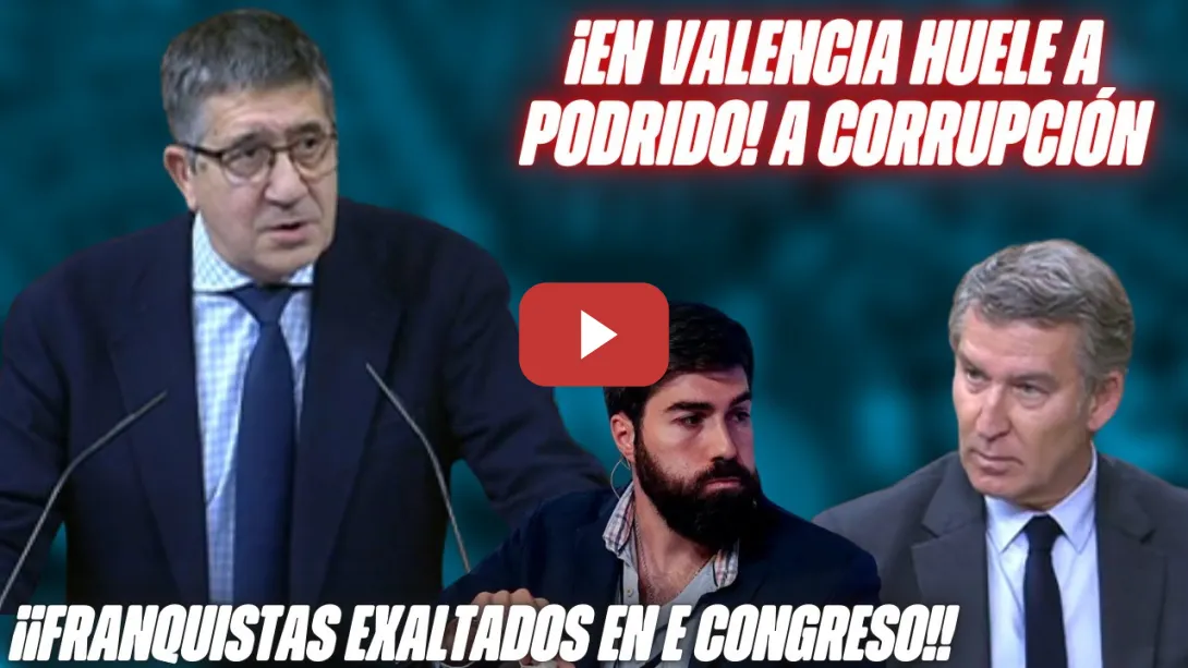 Embedded thumbnail for &quot;RÍETE, que ya te CONOCEMOS&quot;🔥 Patxi López HUNDE al PP de FEIJÓO y a los FRANQUISTAS de VOX🔥