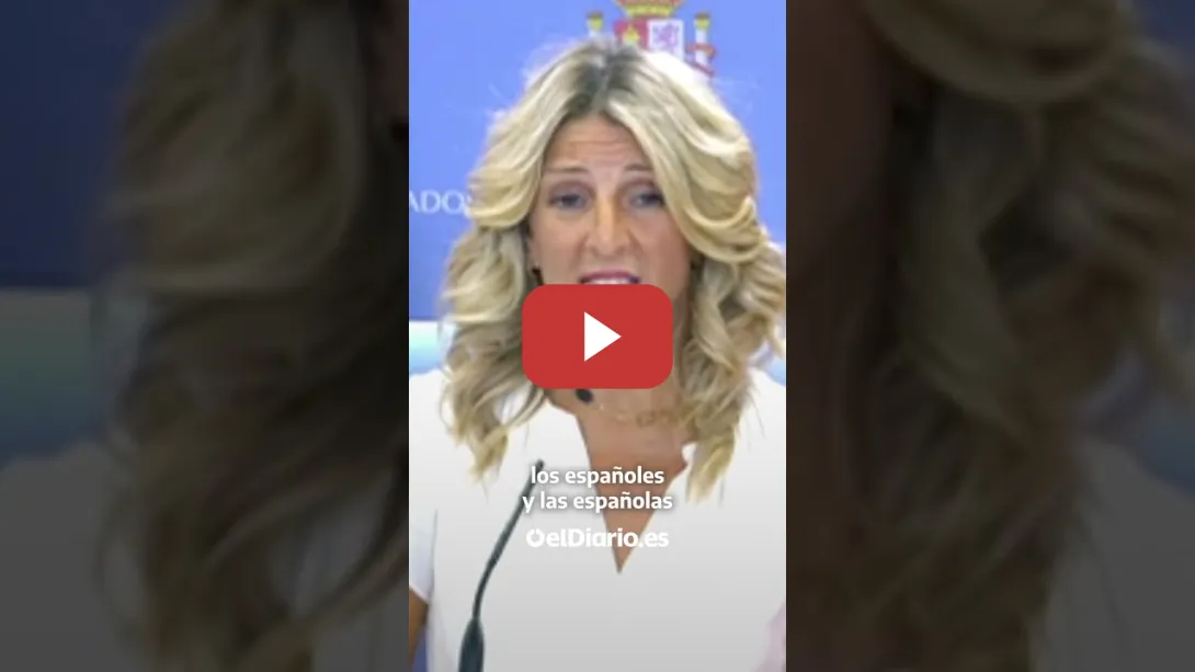 Embedded thumbnail for 🟣 #YolandaDíaz confirma ante el rey que #Sumar apoyará una investidura de #Sánchez #shorts #política