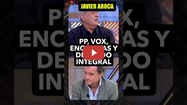 Embedded thumbnail for Javier Aroca, PP, PP, Vox , las encuestas y sus desnudos políticos integrales.