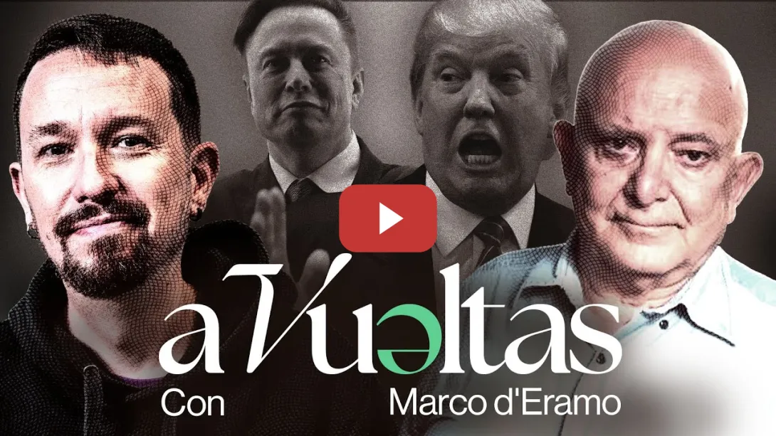 Embedded thumbnail for Pablo Iglesias entrevista Marco D&#039;Eramo, periodista y escritor | A VUELTAS