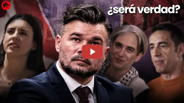 Embedded thumbnail for Se rumorea que Gabriel Rufián dará el salto a un Frente Amplio, ¿será verdad?