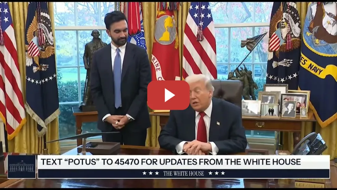 Embedded thumbnail for Trump asegura que confía en que Mamdani &quot;hará un gran trabajo&quot; en Nueva York