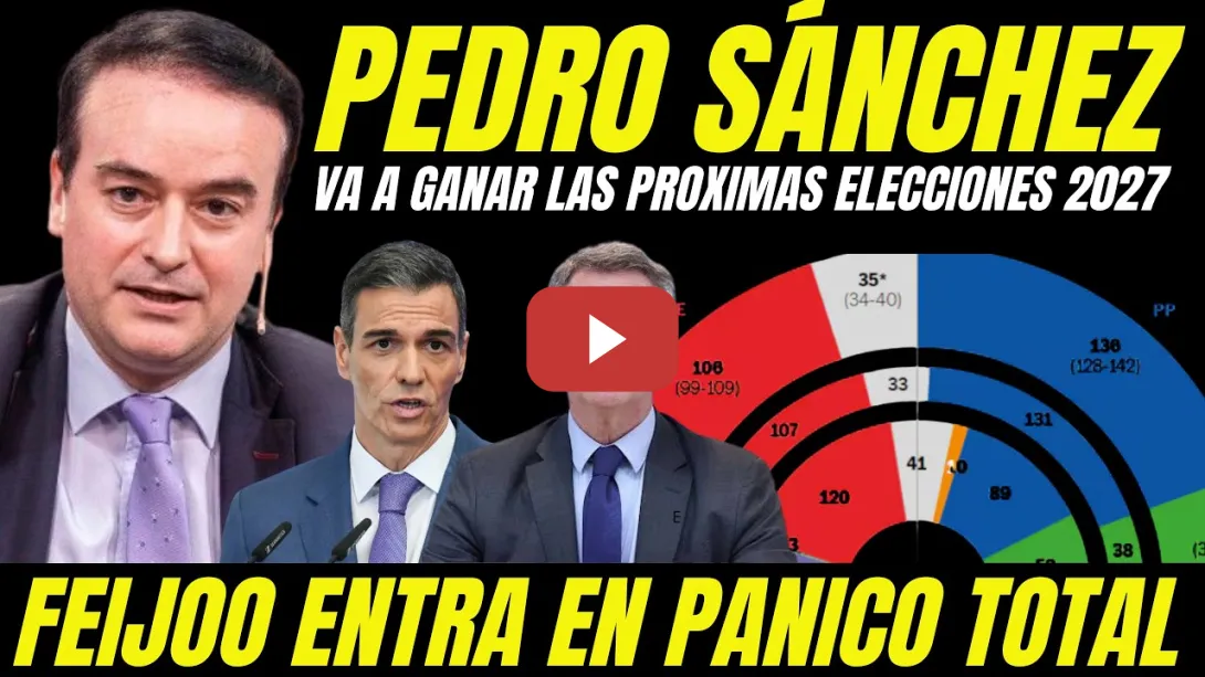 Embedded thumbnail for IVÁN REDONDO HACE TEMBLAR A FEIJÓO ANTICIPANDO TRIUNFO ELECTORAL PEDRO SÁNCHEZ ELECCIONES 2027
