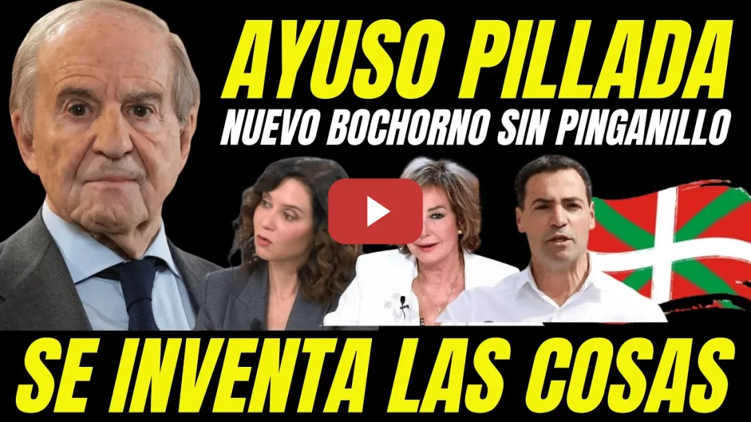 Embedded thumbnail for AYUSO HACE EL RIDÍCULO HABLANDO SIN PINGANILLO &quot;JOSE MARÍA GARCÍA LA RETRATA COMO NADIE&quot;