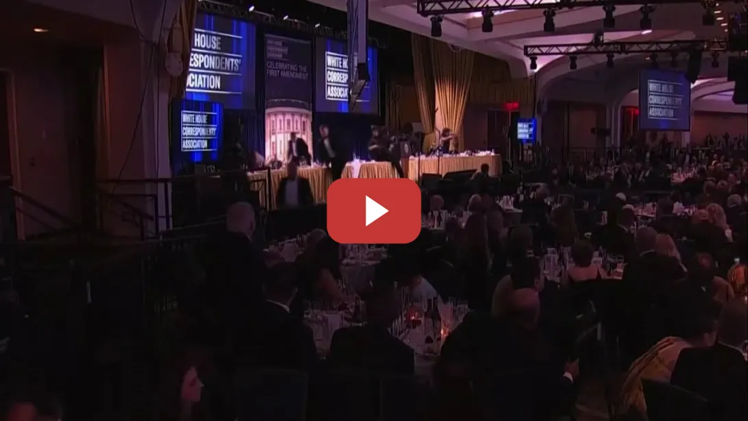 Embedded thumbnail for El Servicio Secreto evacua a Trump y a JD Vance de la cena de corresponsales