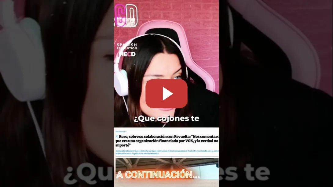 Embedded thumbnail for BLANQUEO ULTRA CON CROQUETAS 🎬 Marina Lobo destapa la &#039;estafa solidaria&#039; de Revuelta