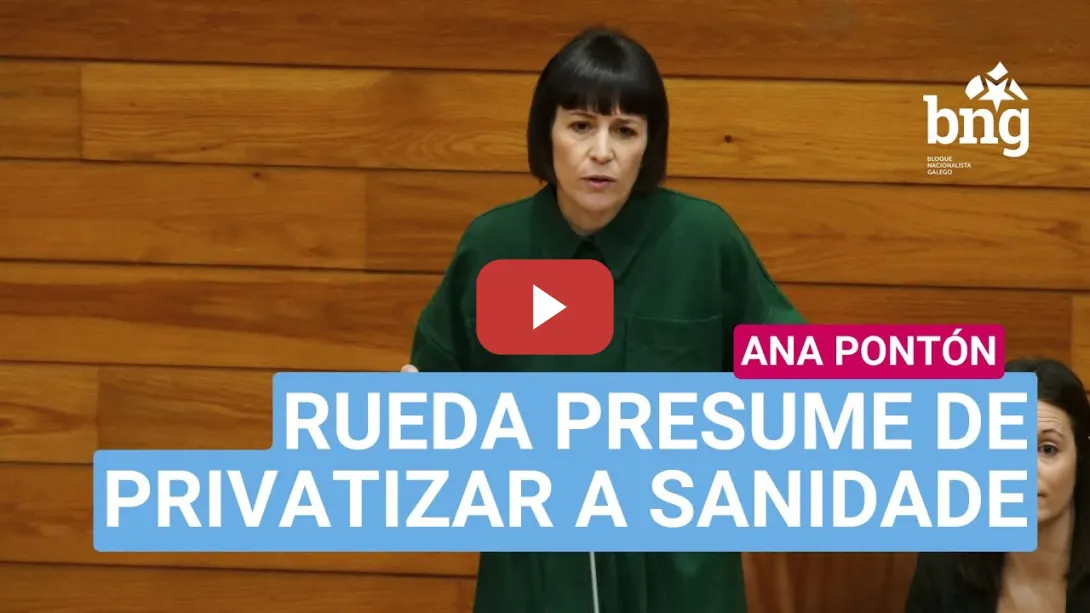 Embedded thumbnail for Rueda presumindo de privatizar a sanidade pública. Inaudito