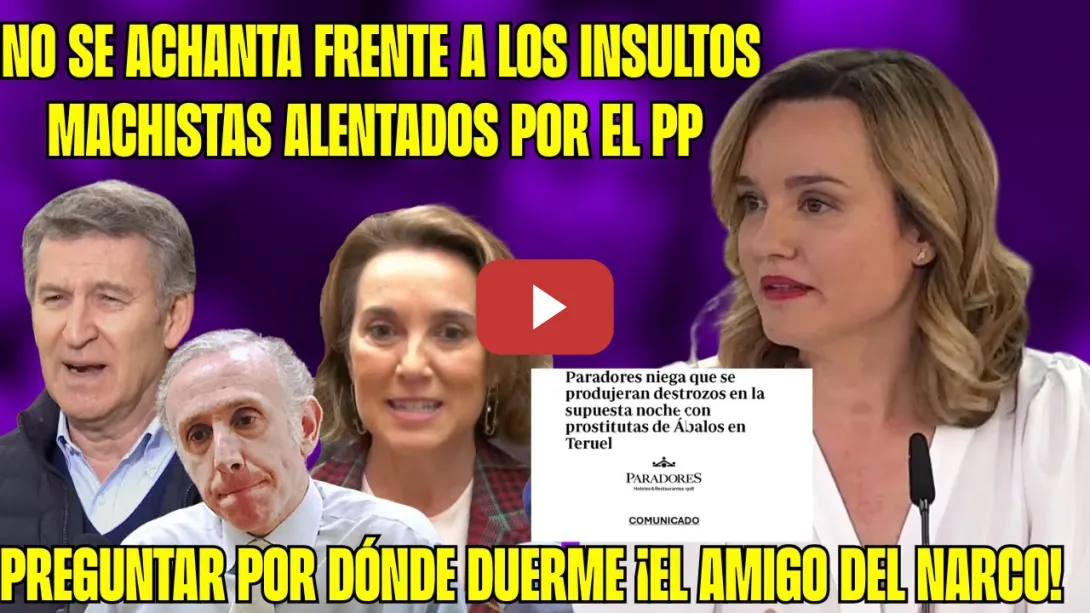 Embedded thumbnail for PILAR ALEGRÍA NO SE CALLA FRENTE los ATAQUES de la DERECHA: ¡Se CAE el BULO HISTORIETA DE PARADORES!