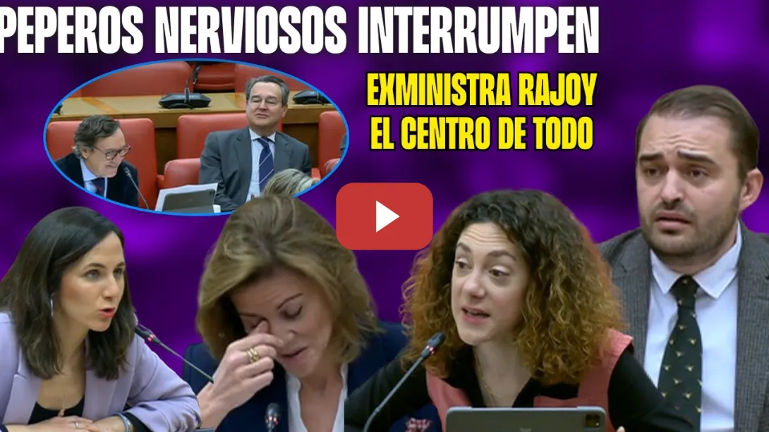Embedded thumbnail for &quot;El PP INTERRUMPE. Es la HORA del VERMÚ para ELLOS&quot; HERNANDO BERREA mientras INTERROGAN a COSPEDAL!