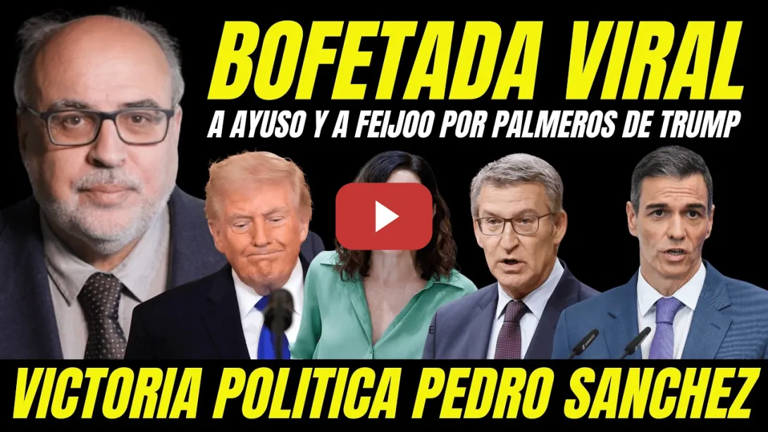 Embedded thumbnail for BOFETADA EN LA BOCA DE ENRIC JULIANA A AYUSO Y A FEIJÓO "VICTORIA POLÍTICA DE PEDRO SÁNCHEZ"