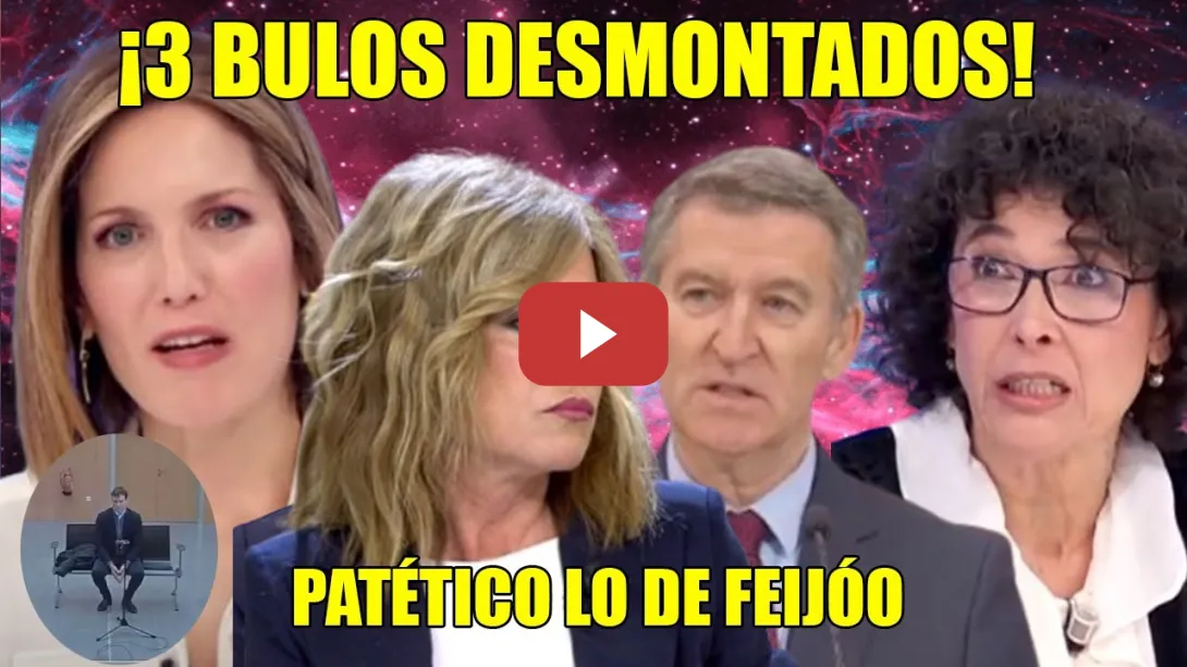 Embedded thumbnail for RIDÍCULO de Feijóo y BULOS PILLADOS al VUELO en el programa de Intxaurrondo🤓¡Ha dicho que OS DEN!