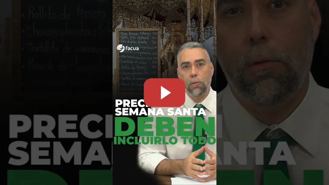 Embedded thumbnail for PRECIOS EN SEMANA SANTA: DEBEN INCLUIRLO TODO