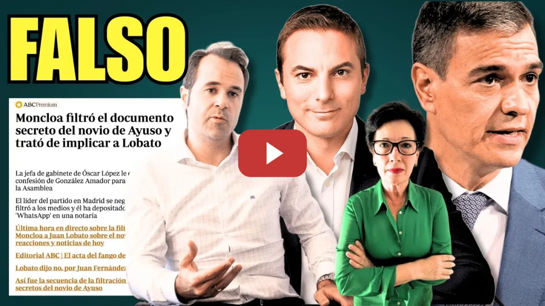 Embedded thumbnail for 🧨 SE DESTAPA el MONTAJE de ABC contra el GOBIERNO DE ESPAÑA