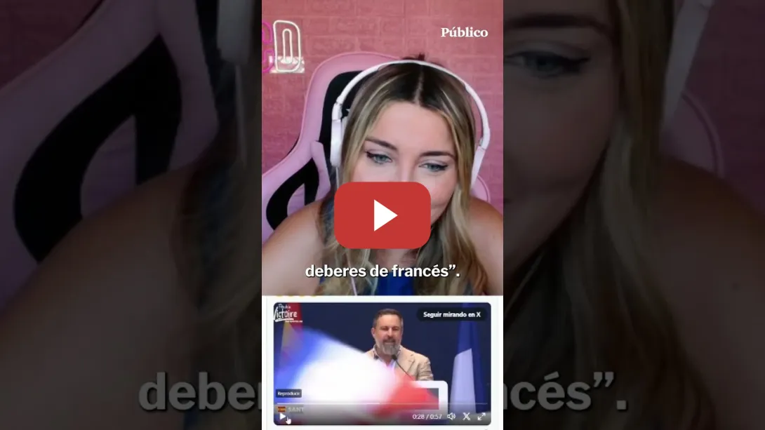 Embedded thumbnail for Marina Lobo: &quot;Abascal hablando francés, hasta en los titulares tenían que aclarar que no era IA&quot;