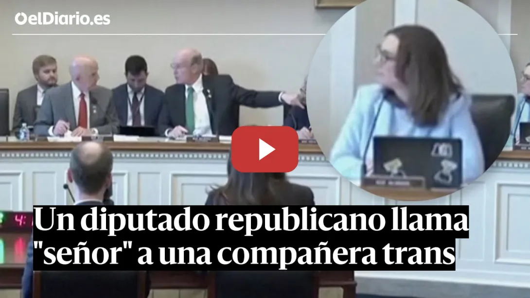 Embedded thumbnail for DIPUTADO REPUBLICANO llama &quot;SEÑOR&quot; a una compañera TRANS: &quot;No tiene decencia&quot;
